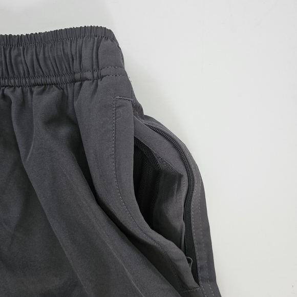 Barbell Apparel Shorts Mens Small Athletic Stretch Drawstring Zip Pocket Gym Fit - Picture 4 of 6